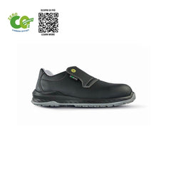 Upower Burn O ESD Calzado de Seguridad Eco-Friendly - Talla 36 - Puntera AirToe Composite, Resistente al Agua, Plantilla Antibacteriana, Suela Antideslizante, Proteccion S2 FO SR - Color Negro