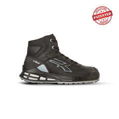 Upower Caleb S ESD Calzado de Seguridad - Talla 47 - Empeine de Microfibra Hidrofuga, Puntera AirToe Aluminium, Plantilla Anatomica Transpirable, Clase de Proteccion S3S CI FO SR - Color Negro