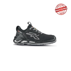 Upower Marlin S ESD Calzado de Seguridad Bajos - Talla 41 - Resistencia a la Abrasion, Impermeables y Transpirables, Puntera de Aluminio, Suela Antideslizante, Proteccion S3S CI FO SR - Color Negro