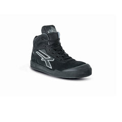 Upower Andy S ESD Calzado de Seguridad Altos - Talla 47 - Piel Nabuk Hidrofuga, Transpirables, Suela Antideslizante, Plantilla Amovible, Punta AirToe Aluminio, Proteccion S3S CI FO SR - Color Negro