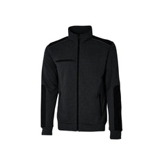 Upower Snug Sudadera Acolchada con Cremallera - Talla 6XL - Bolsillos con Microfibra, Refuerzos Antiabrasion, Insertos Reflectantes, Proteccion DPI1 - Color Negro Carbon