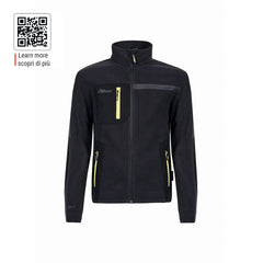 Upower Venus Sudadera Polar con Cremallera - Talla M - Transpirable, Confortable, Duradera, Acabados Hot Press, Proteccion DPI1 - Color Negro Carbon