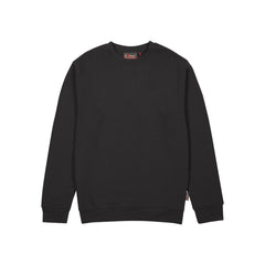 Upower Tupai Sudadera Cuello Redondo - Talla 4XL - French Terry Verano, Algodon y Poliester, Transpirable y Resistente, Detalles en Punto Elastico, Mangas Ranglan - Color Negro Carbon