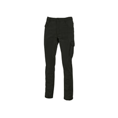 Upower Jam Pantalon Vaquero Elastico - Talla M - Ajuste Slim Fit, 5 Bolsillos, Bolsillo Lateral Grande, Proteccion DPI1 - Color Negro Carbon
