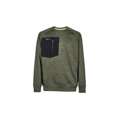 Upower York Sudadera Polar - Talla XL - Cuello Redondo, Proteccion Termica - Color Verde Oscuro