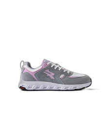 Upower Jackie Calzado de Seguridad Bajo - Talla 44 - Proteccion OB e FO SR - Color Gris/Rosa