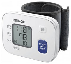Omron RS2 Tensiometro de MuÃ±eca - Deteccion Latido Arritmico - Intellisense - Deteccion Hipertension - Memoria 30 Lecturas - Color Blanco