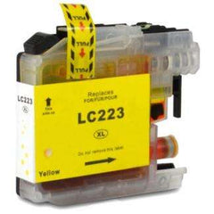 Brother LC223/LC221 Amarillo Generic Ink Cartridge - Replaces LC223Y/LC221Y