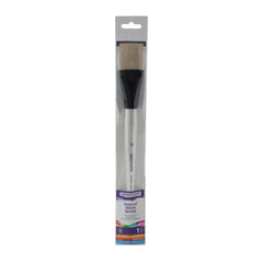 Daler Rowney Graduate Pincel para Oleo - Pelo de Cerda Natural - Mango Largo - Bright - NÂ°18