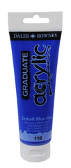Daler Rowney Graduate Pintura Acrilica - Tubo de Plastico - 120ml - Color Azul Cobalto