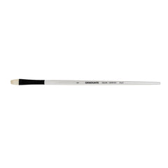 Daler Rowney Graduate Pincel para Oleo - Pelo de Cerda Natural - Mango Largo - Bright - NÂ°6