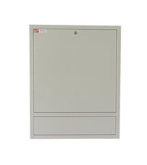 WP RWN-02601-W Armario Mural Vertical 4U - Cerradura de Seguridad con Llave Tubular - 600x150x750mm - Color Blanco