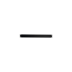 WP Tapa Delantera para Armario 1U - 490x15x55mm - Color Negro