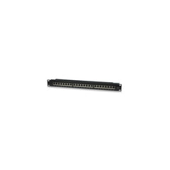 WP Patch Panel de 24 Puertos RJ45 CAT6 FTP - 1U IDC - Color Negro