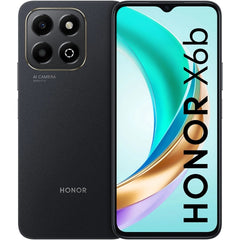 Honor X6b Smartphone Pantalla 6.56" - 4+4GB - 128GB - Camara Principal 50MP - Bateria 5200mAh - Admite Carga de 35W - Color Negro