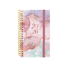 Finocam Design Collection Agenda de Espiral en Catalan - Anual 2026 - Tapa Ligera - Formato E3 - 85x14x127mm - Semana Vista Horizontal - Color Varios