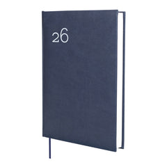 Finocam Dynamic Milano Agenda Profesional en Catalan - Anual 2026 - Tapa Dura Acolchada - Formato Y11 - 168x32x245mm - 1 Dia por Pagina - Color Azul