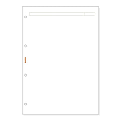 Finocam R4042 Recambio para Agendas Open - Formato A4 - 210x5x297mm - Color Blanco
