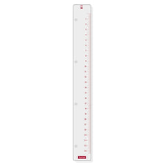 Finocam R4060 Regla para Agendas Open - Formato A4 - 50x297mm - Color Blanco