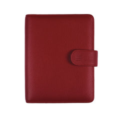 Finocam Open Piel Andrea Agenda Organizador - Formato 500 - 165x40x210mm - Semana Vista en Vertical - Color Burdeos