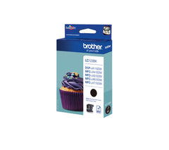 Brother LC123 Black Original Ink Cartridge - LC123BKBP