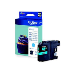 Brother LC123 Cyan Original Ink Cartridge - LC123CBP