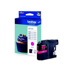 Brother LC123 Magenta Original Ink Cartridge - LC123MBP