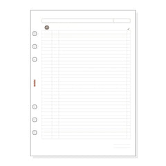 Finocam R1002 Planficador de Recambio para Agendas Open - Formato 1000 - 155x5x215mm - Color Blanco