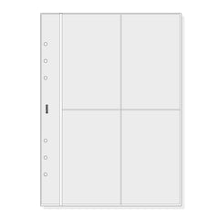 Finocam R1066 Pack de 6 Fundas Portatarjetas para Agendas Open - Formato 1000 - 158x2x217mm - PVC - Color Gris Claro
