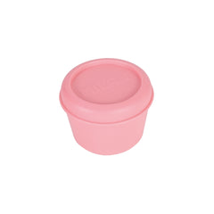 Milan 460 Since 1918 Fiambrera Hermetica Redonda de 0.25L - Libre de BPA - Tapa de Rosca - Apto para Microondas, Lavavajillas y Congelador - 10x7cm - Color Rosa