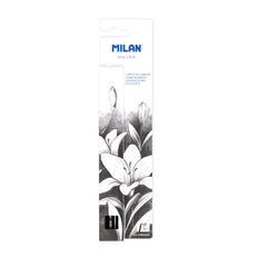 Milan Art Pack de 3 Lapices de Carboncillo - Color Negro