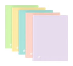 Oxford Urban A4 Pasta de 20 Bolsas Soldadas A4 - Capa de Plástico Translúcido - Cores Pastel Sortidas