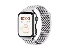 Savefamily Reloj Inteligente Smartwatch Infantil SaveWatch Plus 2 - Pantalla Amoled - Carcasa Plateada - Correa Tela Zigzag