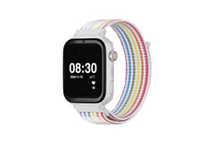 Savefamily Reloj Inteligente Smartwatch Infantil SaveWatch Plus con GPS y Llamada - IP67 - Boton SOS - Carcasa Blanca - Correa Tela Unicornio
