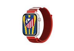 Savefamily Reloj Inteligente Smartwatch Infantil Savewatch Plus Edicion Atletico de Madrid con GPS y Llamada - Correa Tela Roja