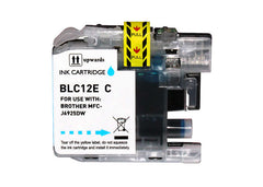 Brother LC12E Cyan Generic Ink Cartridge - Replaces LC12EC