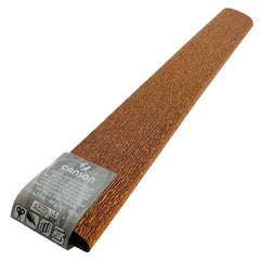 Canson Rollo de Papel Crespon 44 g/mÂ² - Crepado al 90% - Rollo de 50x250cm - Ideal para Manualidades y Decoracion - Color Cobre