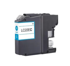 Brother LC22E Cyan Generic Ink Cartridge - Replaces LC22EC