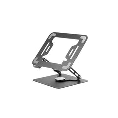 Mars Gaming MA-RSN Soporte de Sobremesa para Portatiles y Tablets hasta 17" - Ajustable en Altura - Rotacion 360Âº - Inclinacion hasta 180Âº - 260x225x38mm - Color Acero