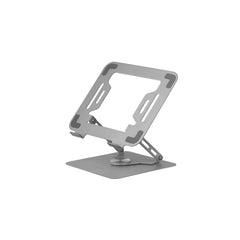 Mars Gaming MA-RSN Soporte de Sobremesa para Portatiles y Tablets hasta 17" - Ajustable en Altura - Rotacion 360Âº - Inclinacion hasta 180Âº - 260x225x38mm - Color Plata