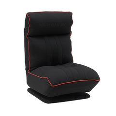Mars Gaming MGC-THRONE Sofa Gaming de Espuma de Alta Densidad - Base con Rotacion 360Âº - Respaldo y Reposacabezas Ajustables - Plegable - Tejido Transpirable - Color Negro y Rojo