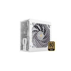 Mars Gaming MPB1000PSI Fuente de Alimentacion ATX de 1000W - 80 Plus Gold - Modular - Compatible con ATX 3.1 y PCIe 5.1 - 150x160x85mm - Color Blanco