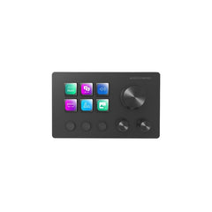 Mars Gaming MSD-TWO Dispositivo de Control para Retransmisiones/Streaming, Trabajo, Gaming - 6 Teclas LCD y 3 Botones - 3 Ruedas Multifuncionales - Software Personalizable - 132x81x61mm - Color Negro