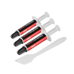 Mars Gaming MT0X3 Pack de 3 Jeringas de Pasta Termica - Soporta hasta 280ÂºC - Espatula Incluida - 1gr por Unidad