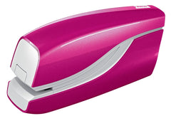Petrus WOW E-310 Contactless Grapadora Electrica - Hasta 10 Hojas - Grapado Cerrado - Utiliza Grapas Petrus NÂº10 - Color Fucsia Metalizado