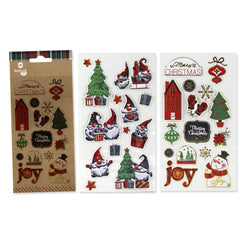 Bismark Pack con 1 Hoja de Pegatinas NavideÃ±as - 2 DiseÃ±os Aleatorios