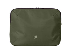 Oxford Identity Executive Funda/Maletin para Portatiles hasta 15.5" - 2 Compartimentos y 4 Bolsillos - Cierre de Cremallera - 38x29x5cm - Color Caqui