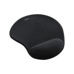 Tooq TQMP1001-B Alfombrilla Raton Ergonomica - ReposamuÃ±ecas de Gel - Superficie Suave, Elastica, Transpirable y Resistente - Color Negro