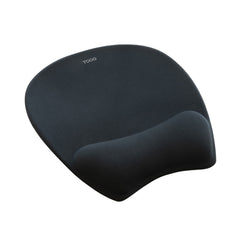 Tooq TQMP1002-B Alfombrilla Raton Ergonomica - ReposamuÃ±ecas Espuma Viscoelastica - Superficie Suave, Elastica, Transpirable y Resistente - Color Negro
