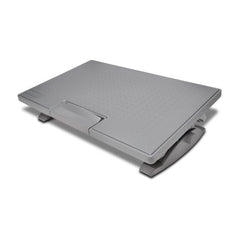 Kensington Smartfitâ„¢ Solemateâ„¢ Pro Reposapies con Amplia Superficie de Apoyo - Altura, Angulo e Inclinacion Ajustables - Base Antideslizante - Mejora Postura y Circulacion - Color Gris